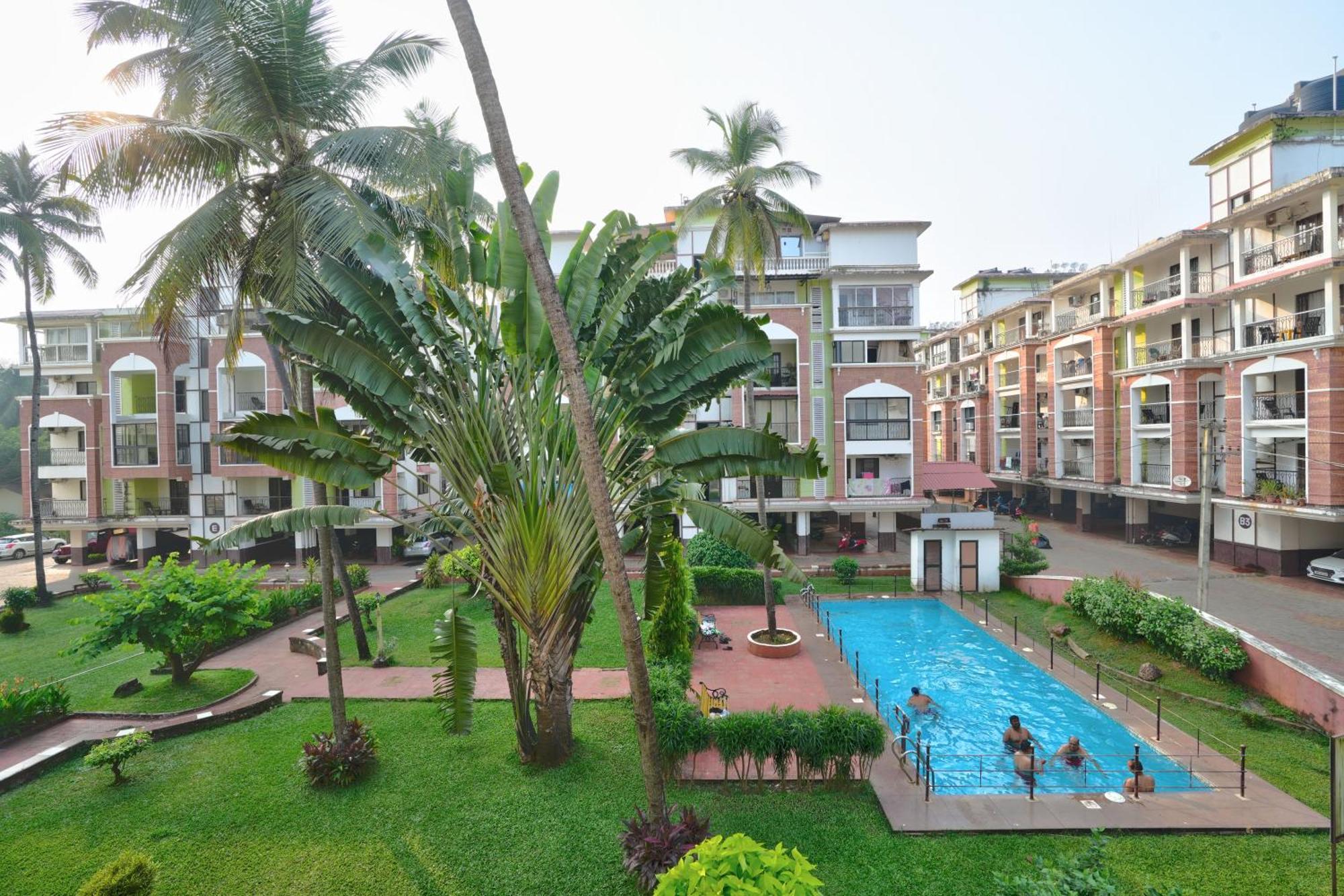 Amazing Pool View Candolim Goa 2Bhk Apartment Exterior photo